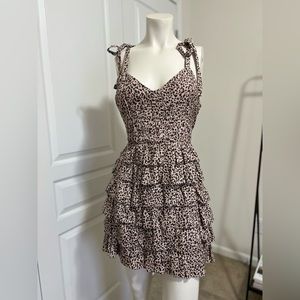 Majorelle Beth Mini Dress in Zahara Leo - Medium